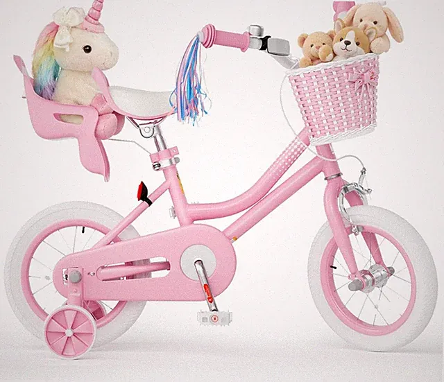 Girls Bike Ages 2-12 Years 12 14 16 20 Inch Toddler Kids Bicycle W/ Training