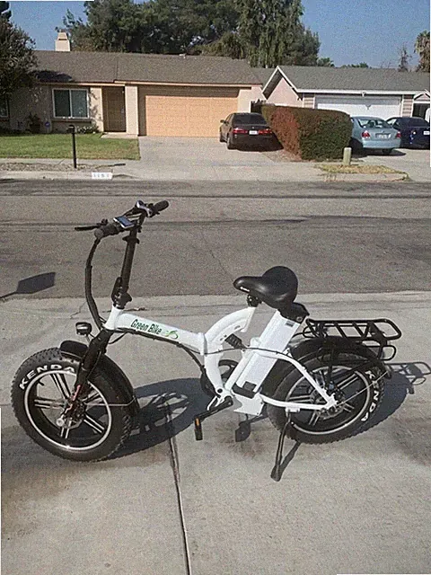 Green Bike USA GB750 fat tire folding Electric Bicycle 750W+48V/20A MAG wheels