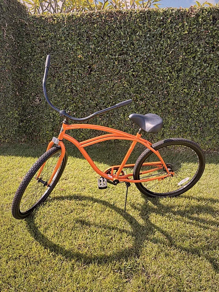 Phat Cycles Orange 26in Cruiser Bike 1-Speed Coaster Brake Adjustable Seat