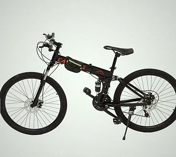 Survivals Camping Mountain Bike - Red/Black - Great for Riders up to 5'11"